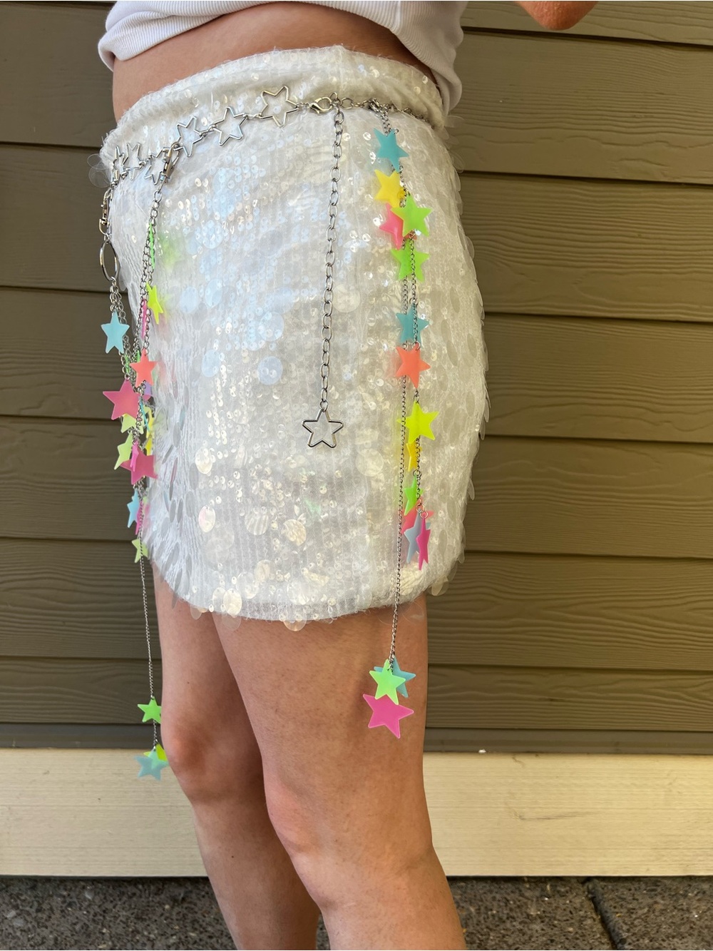 Hilary Duff Glow in the Dark Star Belt!!! Lucky Me Tour - Lizzie McGuire - Picture 4 of 9